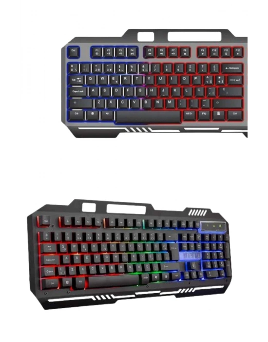 ® Gaming Oyuncu Klavyesi Led Aydınlatmalı Mekanik Hisli