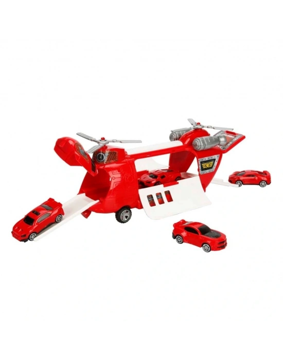 ® GARAJ SET POLİS AMBULANS ASKER TAŞIYICI HELİKOPTER ARB 3R