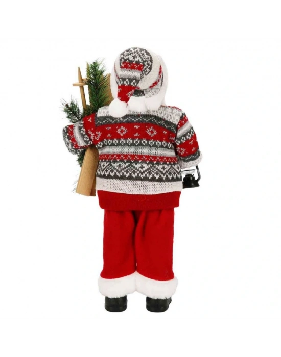 ® Gaz Lambası Taşıyan Dekoratif Biblo 46 cm