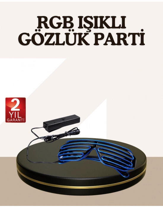 Gece Eğlenceleri İçin LED Işıklı Gözlük