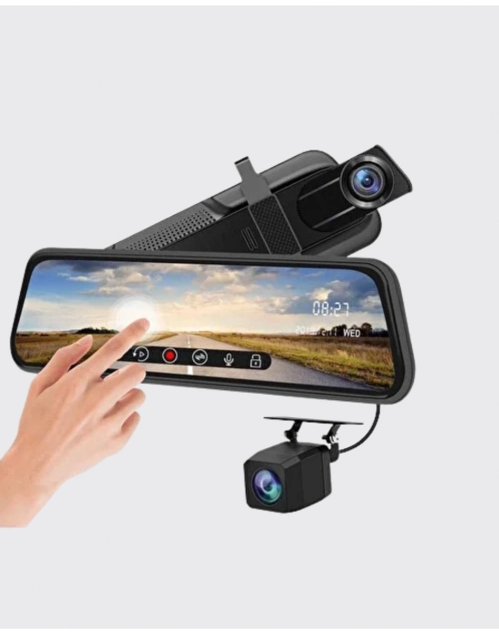 ® Gece Görüşlü Araç Dikiz Aynası Kamera Park Monitörlü