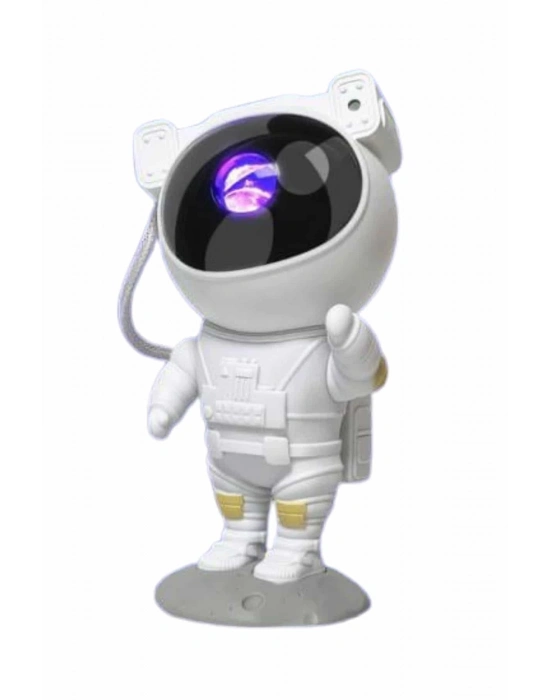 ® Gece Lambası Astronot Bluetooth Hoparlörlü Galaksi Işık Projektörü