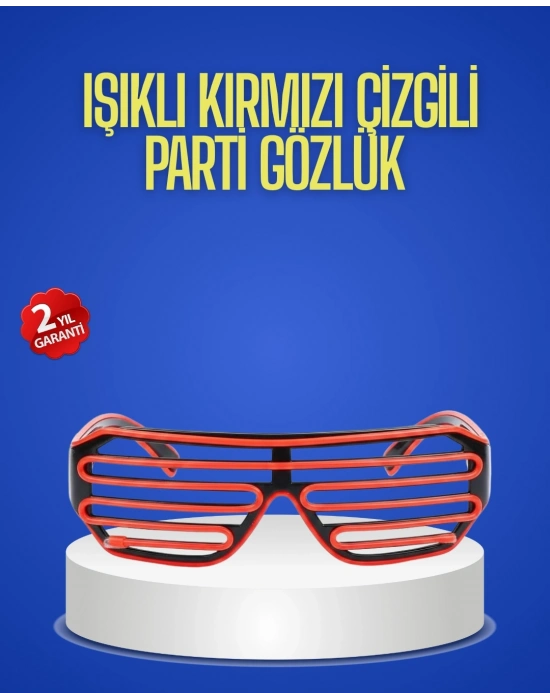 Gece Organizasyonları İçin Renkli LED Gözlük