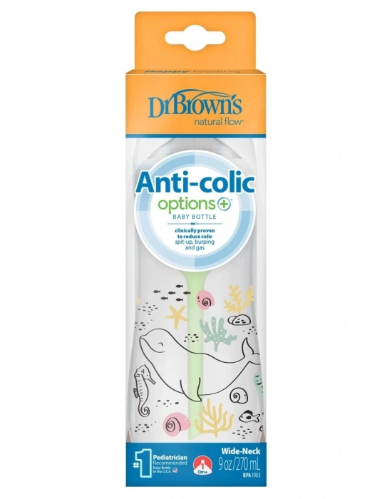 ®   Geniş Ağız PP Antikolik Options Biberon  270 ml Kız