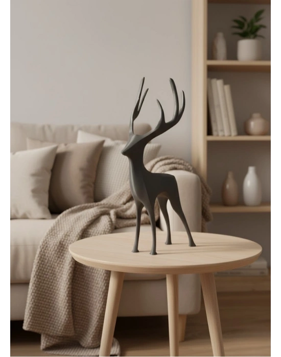 ® GEYİK FİGÜRÜ GRİ