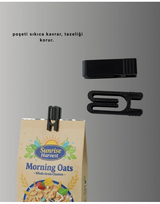 ® Gıda Saklama Mandalı Tazelik Koruyucu 10’lu Set