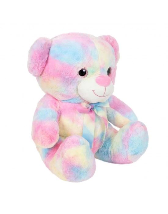 ®  Gökkuşağı Renkli Peluş Ayı 45 cm