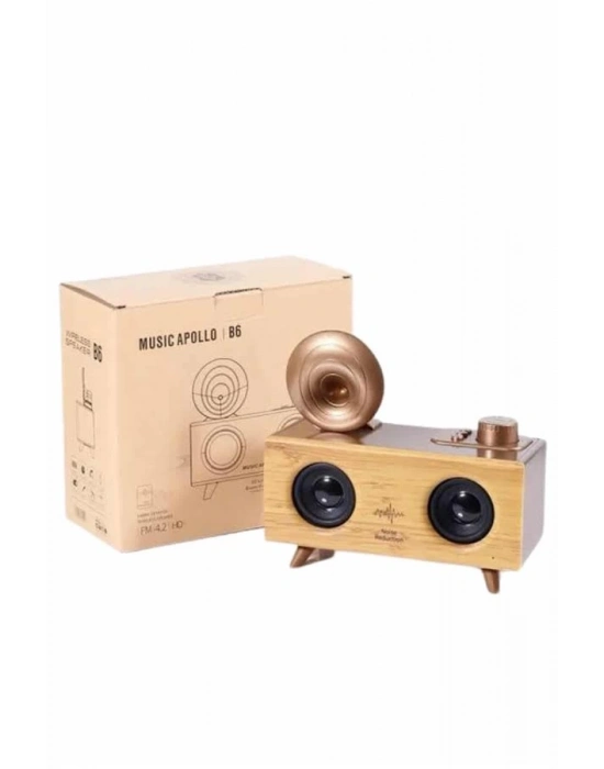 ® Gramafon Radyo Bluetooth Hoparlör Nostaljik Radyo FM Radyo