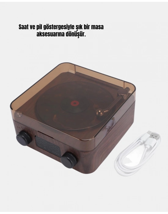 ® GRAMAFON SPEAKER KAHVERENGİ