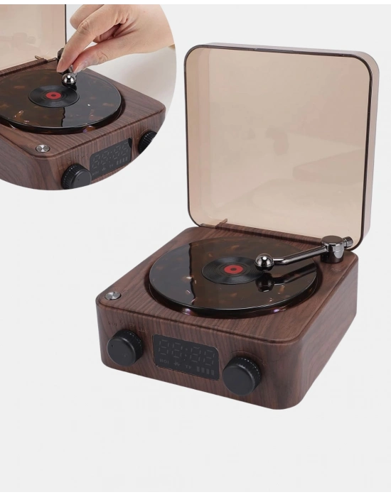 ® GRAMAFON SPEAKER KAHVERENGİ