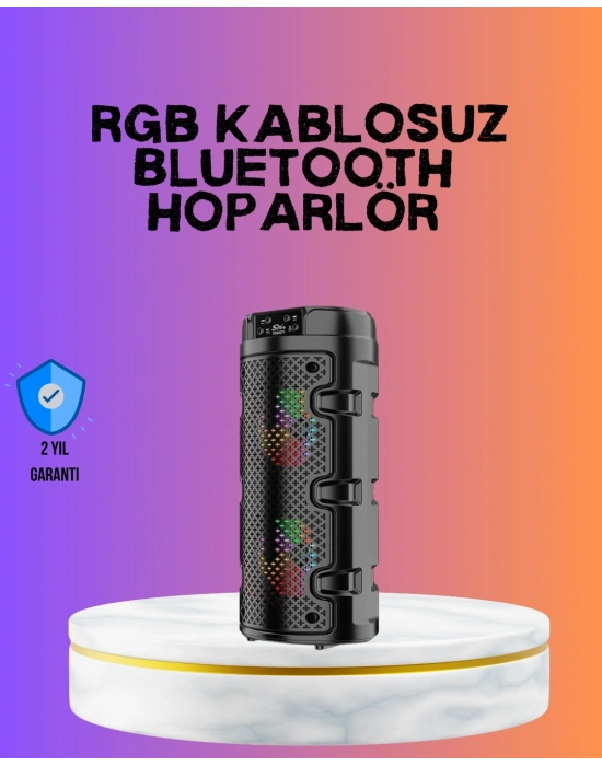 ® Güçlü Bass ve Net Tiz Özellikli Kablosuz Hoparlör