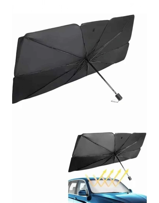 ® Güneş Önleyici Katlanabilir Oto Araba Güneşlik Şemsiye Tip Ön Cam