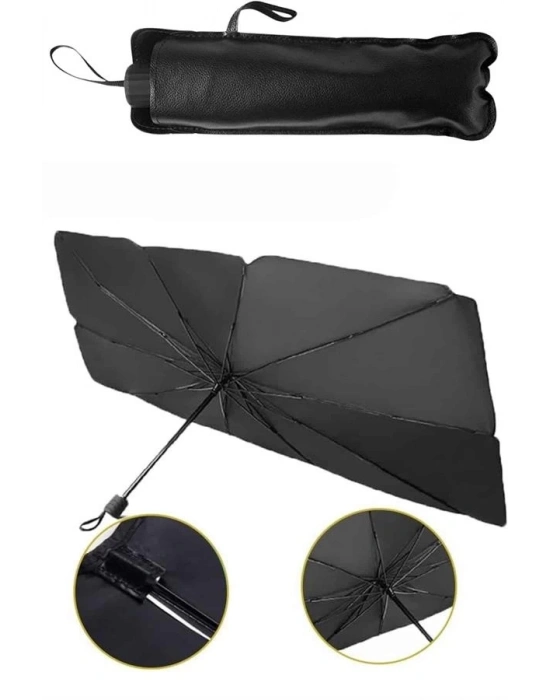 ® Güneş Önleyici Katlanabilir Oto Araba Güneşlik Şemsiye Tip Ön Cam