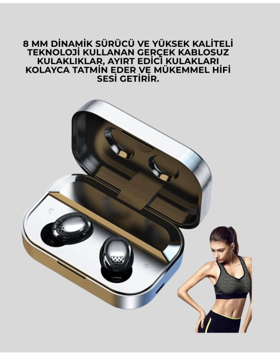 ® Gürültü Engelleyici Bluetooth Kulaklık – Akıllı Ekranlı, HiFi Ses Kalitesi