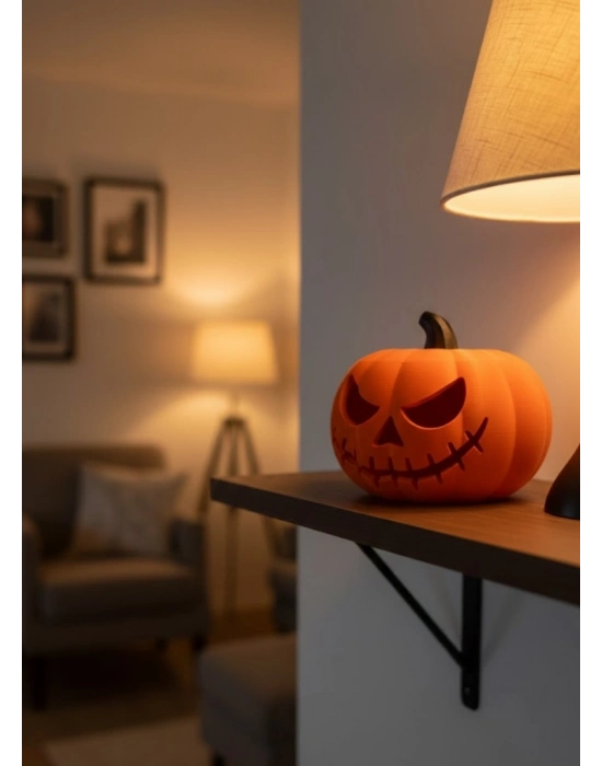 ® Halloween Balkabağı Dekor 23×15 cm Cadılar Bayramı Biblo Süs Objeleri