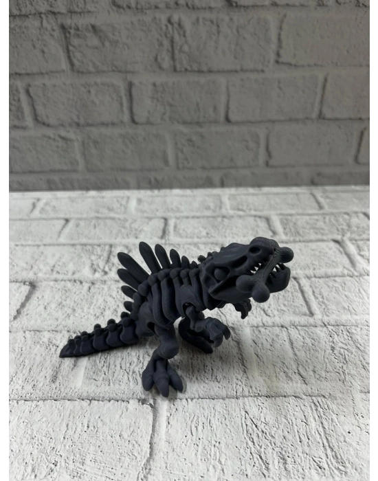 ® Hareketli Dinazor Figürü Dekoratif Oyuncak – Siyah Tasarım