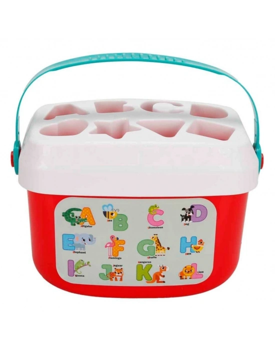 ® Harfler ve Şekiller Kovası 16 Parça