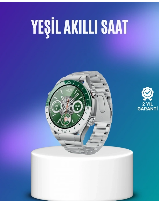 ® Harita Görüntüleme Özellikli Amoled Akıllı Saat 3 Kayışlı Fitness Takipli