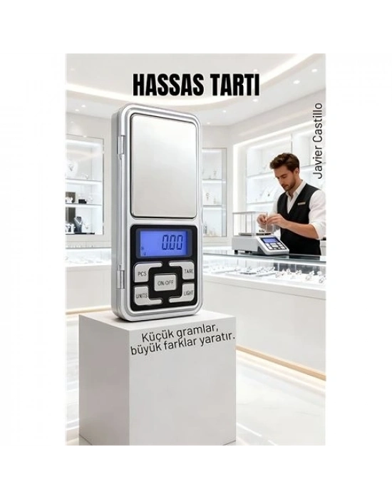 ® Hassas Cep Tartısı 0.01g - 200g | Kuyumcu & Mutfak Tipi Profesyonel Dijital Ölçüm Cihazı