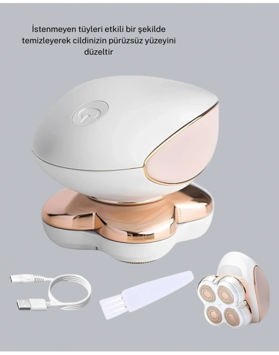 ® Hassas Ciltler İçin Ağrısız Vücut Tüy Temizleme Cihazı