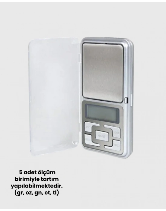 ® Hassas Tartım İçin Dijital Cep Terazisi Sayma Modlu