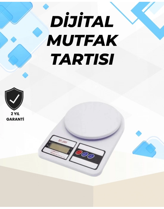 ® Hassas Tartım İçin Dijital Mutfak Terazisi – 10kg / 1g