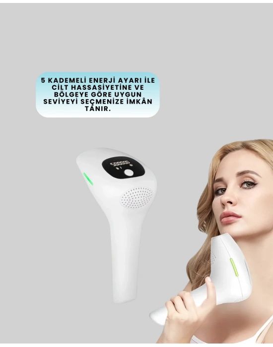 ® Hasuba HS-262 IPL Epilasyon Cihazı 5 Kademe 1M Atım