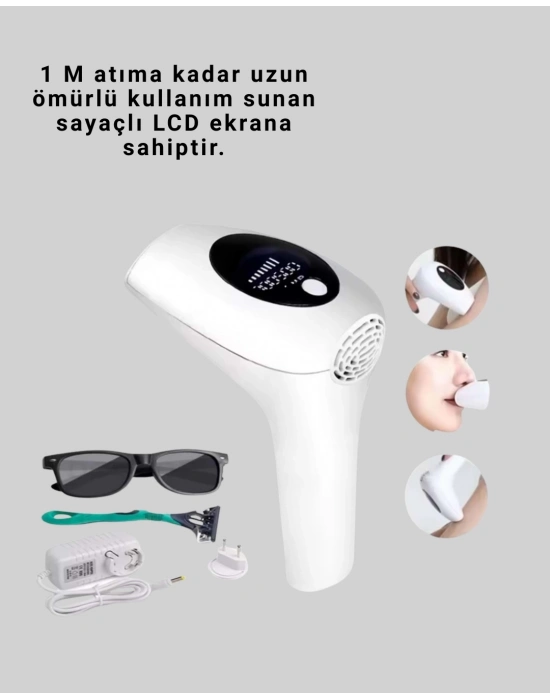 ® Hasuba IPL Lazer Epilasyon Cihazı HS-262 5 Enerji Kademeli