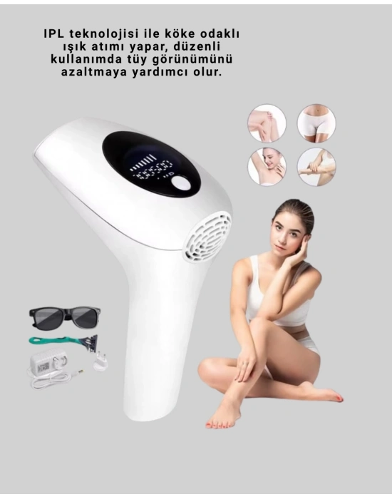 ® Hasuba IPL Lazer Epilasyon Cihazı HS-262 5 Enerji Kademeli