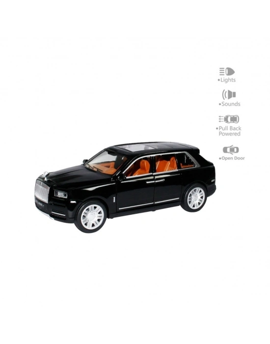 ®  HCL-906 Çek Bırak 1:22 Sesli Ve Işıklı Sanruflu RR Metal Araba -Vardem Oyuncak