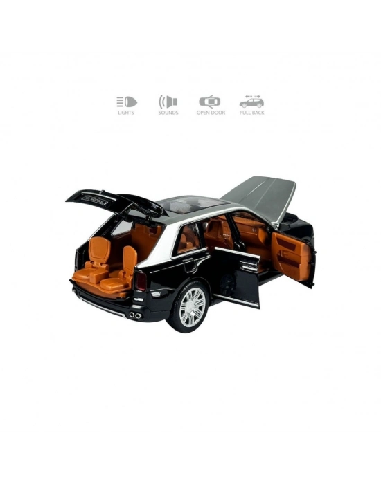 ®  HCL806 Çek Bırak 1:22 Sesli ve Işıklı Metal Araba