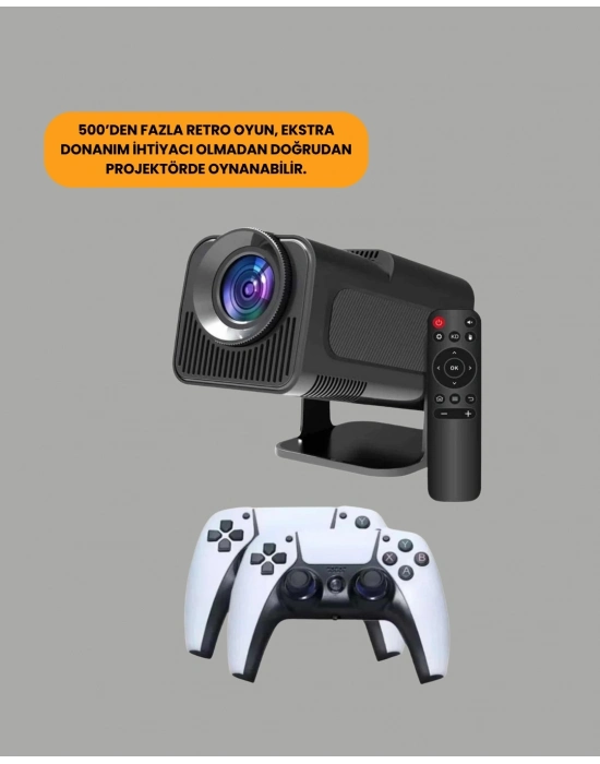 ® HCS350pro 1080P Full HD Taşınabilir Android Projektör