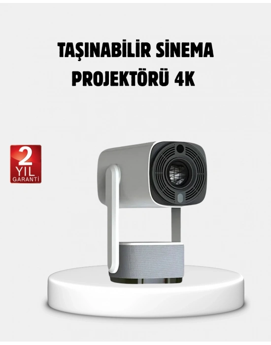 ® HD 720p Projeksiyon Cihazı – Geniş Ekran, 10.000 Saat Ampul Ömrü, Ev Sineması Deneyimi