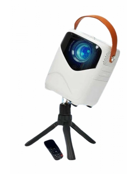 ® HD Ayaklı Portatif Projeksiyon Cihazı Android İşlemcili Sinema Projektörü