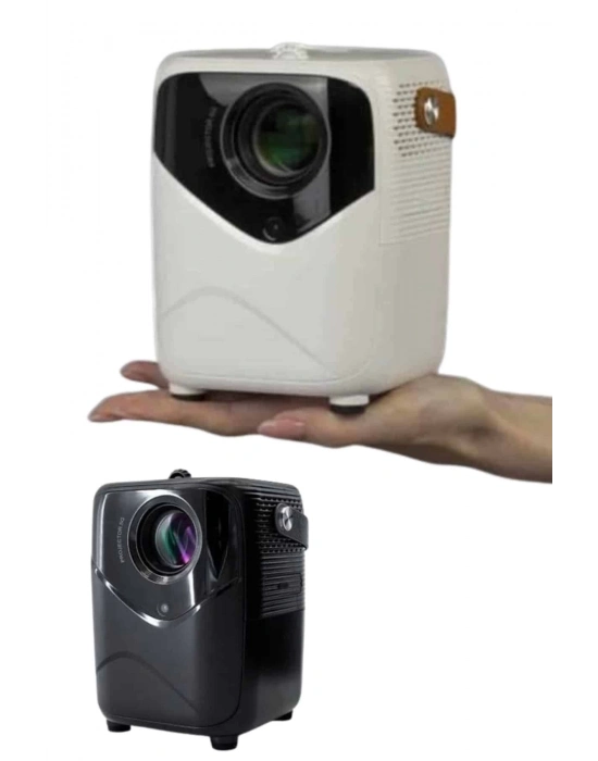 ® HD Ayaklı Portatif Projeksiyon Cihazı Bluetooth Wifi Akıllı Android İşlemcili