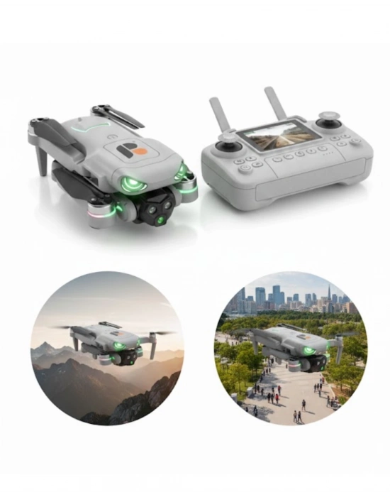 HD Kameralı Drone Ekranlı Kumanda Güvenli ve Dengeli Uçuş