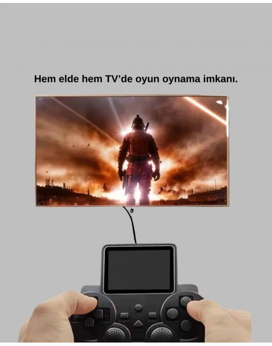 ® HDMI TV Bağlantılı Orijinal S10 Gamepad 520 Oyunlu 2025 Seri Oyun Konsolu