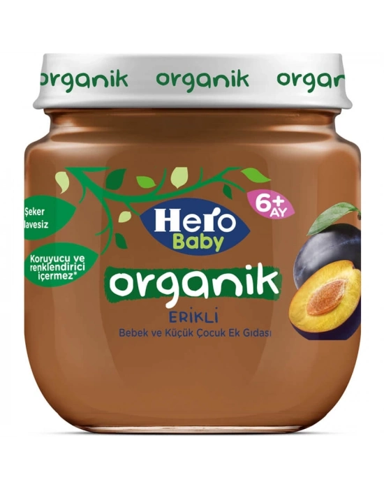 ®   Organik Erik Püresi Kavanoz Mama 120 Gr