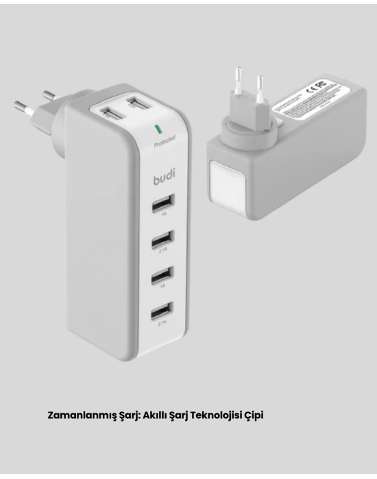 ® Hızlı Şarj Destekli Zaman Ayarlı USB Şarj Adaptörü