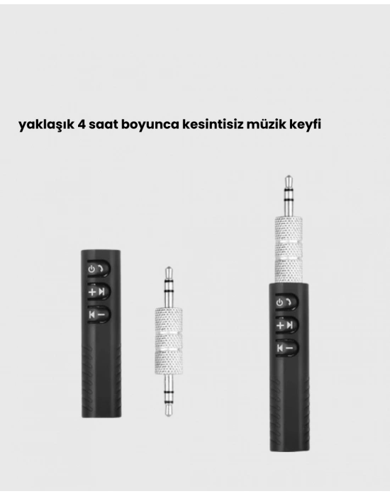 ® Hızlı Şarjlı Bluetooth Ses Alıcısı – Ev, Araç ve Ofis İçin