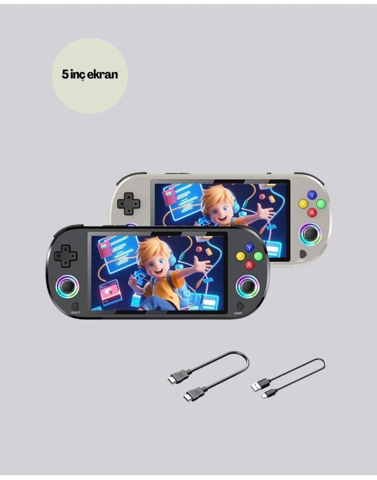 ® Hızlı Şarjlı, RGB Aydınlatmalı Konsol