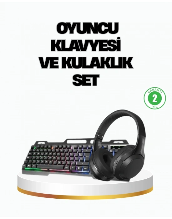 ® HN01 KULAKLIK + PG-8018 OYUNCU KLAVYESİ SET