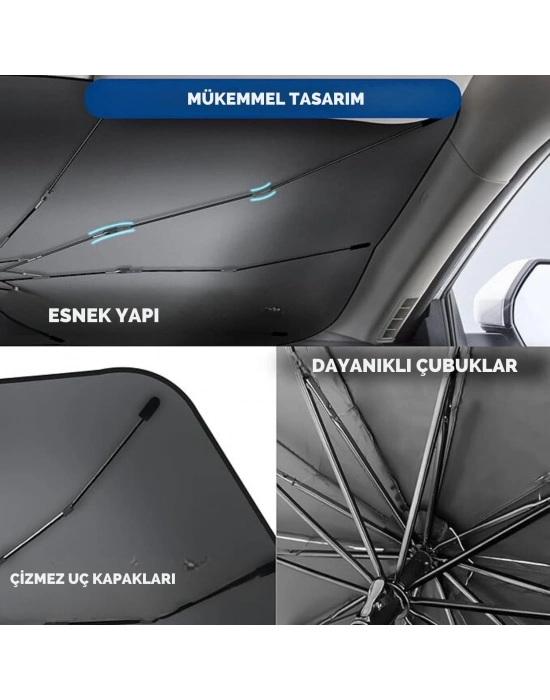 ® Honda City, Opel Astra, Peugeot 308, Citroen C4, Fiat Linea Uyumlu Oto Şemsiye