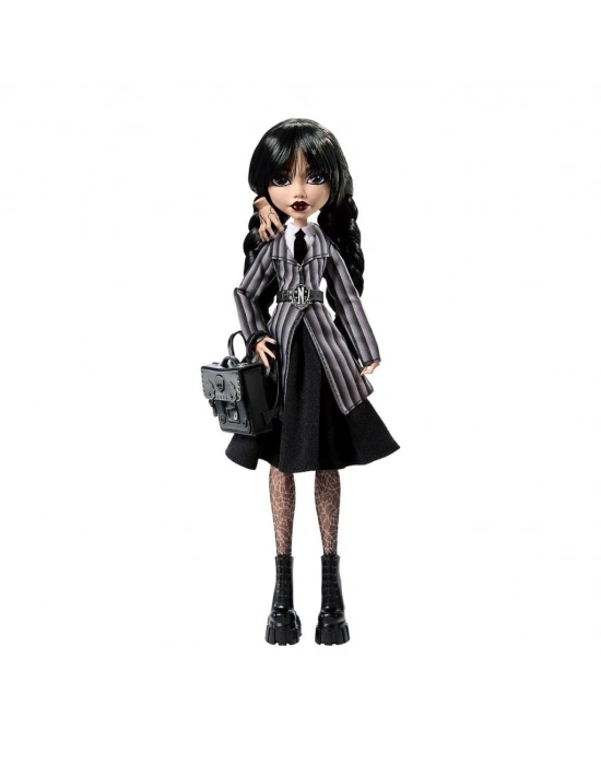 ®  HXJ04 Monster High Wednesday Okul Üniformalı Bebek