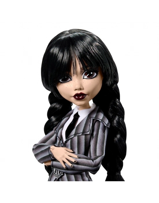 ®  HXJ04 Monster High Wednesday Okul Üniformalı Bebek