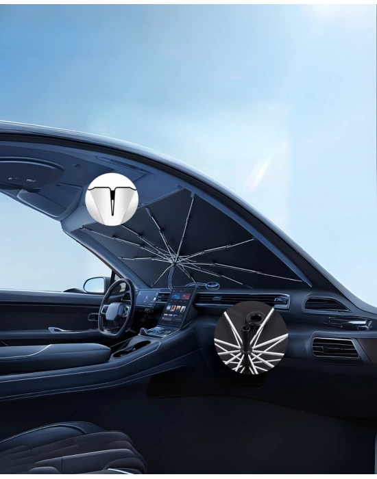 ® Hyundai i20, Seat Arona, Toyota Aygo, Nissan Micra, Peugeot 2008 Uyumlu Oto Şemsiye