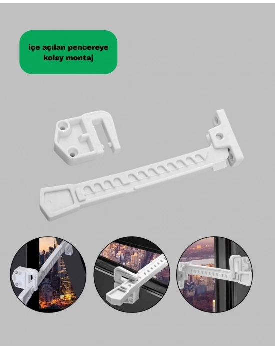 ® İçe Açılan Pencereler İçin Güvenlik ve Sınırlayıcı Aparat