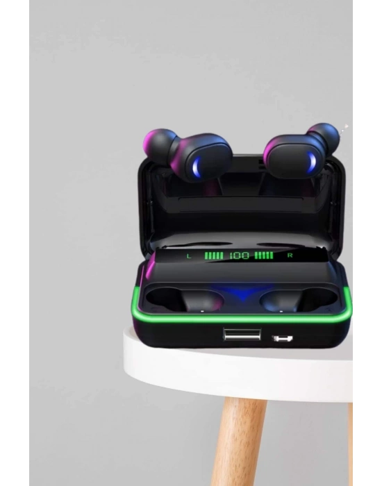 ® İkili Bluetooth Kulaklık Dijital Göstergeli Uzun Pil Ömrü Yüksek Ses Kaliteli