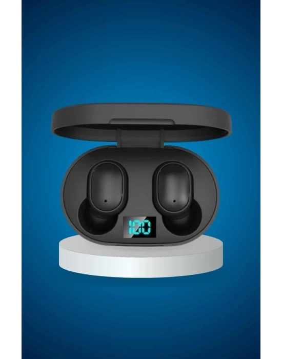 ® İkili Bluetooth Kulaklık Dijital Göstergeli Uzun Pil Ömrü Yüksek Ses Kaliteli