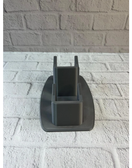 ® İkili Gamepad Tutucu Antrasit 7x18 cm Oyun Aksesuarı